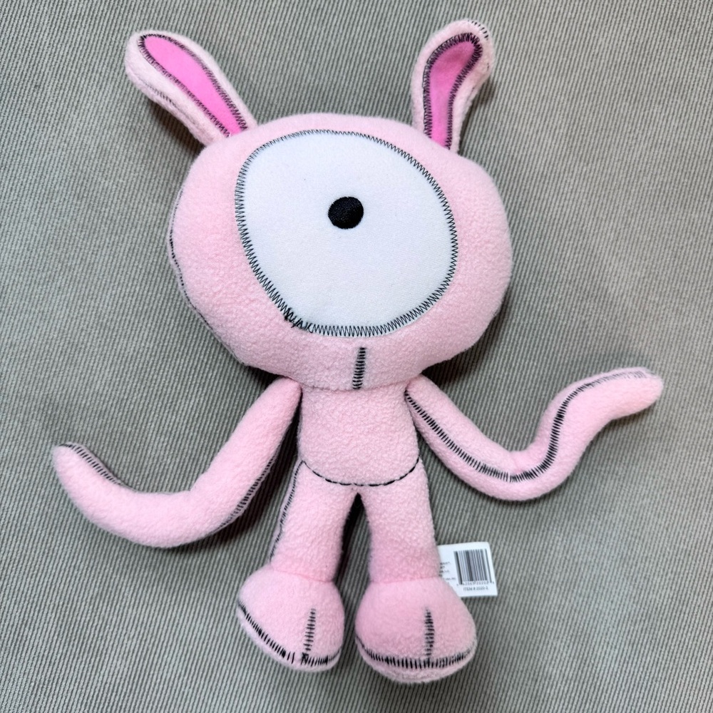 Gus Fink Boogily Heads Bunny Flopps 10” Plush 2007 Rocket USA Collectible EUC